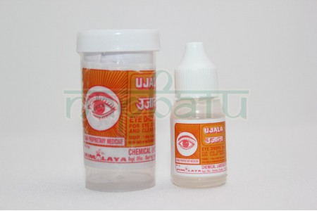 Глазные капли "Уджала", 5 мл, производитель "Хималая", Ujala Eye Drops, 5 ml, Himalaya