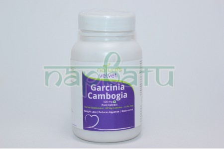 Гарциния Камбоджийская для похудения в капсулах."Natures Velvet Lifecare Garcinia Cambogia Pure Extract 500 мг.(Потеря веса от  5 до 7 кг в мес.)