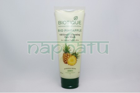 Гель для умывания с ананасом для жирной и нормальной кожи "Biotique Bio Pineapple", 100 мл.