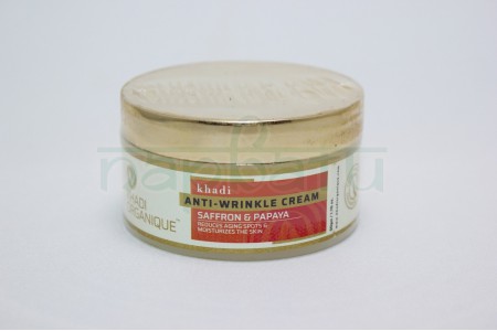Крем "Кхади" от морщин "Шафран и Папайя", 50 гр, Khadi Saffron & Papaya Anti Wrinkle Cream 