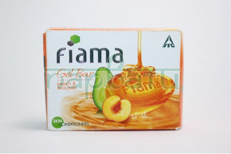 Мыло фруктовое с маслами фруктов "Fiama Di Will Gel Bar Peach and Avocado", 125 грамм