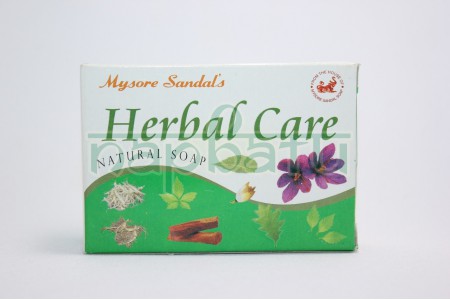 Мыло натуральное  с травами и маслами 19 трав."Mysore Sandal's Herbal Care natural soap"75 грамм