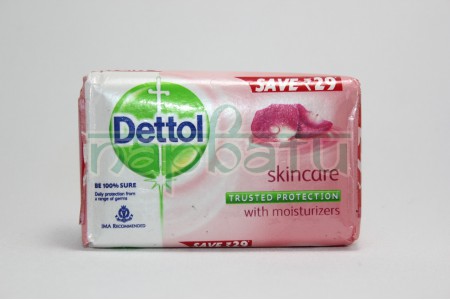 Антибактериальное и увлажняющее мыло "Dettol skincare", 75 гр