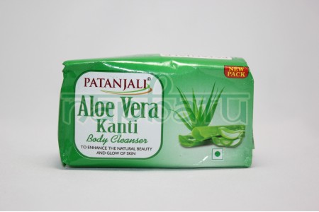 Мыло для тела Aloe Vera Kanti Soap, Patanjali / 150 gr