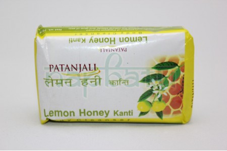 Мыло для тела, Лимон и Мед, Патанджали / Lemon Honey Kanti Soap, Patanjali / 75 gr