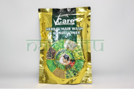 Шампунь травяной порошковый "VCare Herbal Hair Wash Powder 12 Herb", 100 грамм
