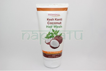 Шампунь для волос "Кокос", 150 г, производитель "Патанджали", Coconut Hair Wash, 150 g, Patanjali