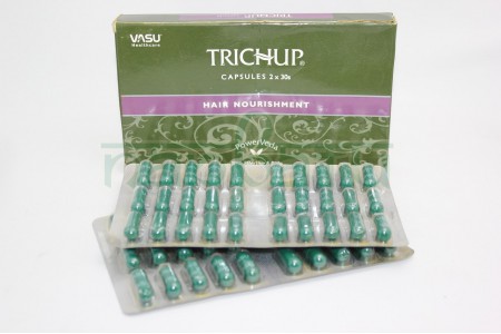 Травяные капсулы для роста волос "Тричуп", 60 кап., производитель "Васу", Trichup capsules Hair Nourishment, 60 caps., Vasu