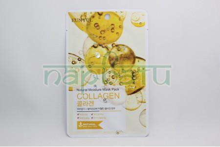 Маска тканевая EUNYUL Natural Moisture Mask Pack Collagenс коллагеном, 22 мл