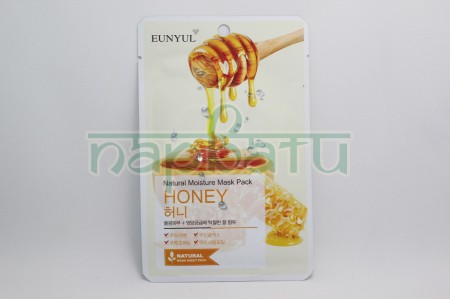 Маска тканевая  с медом Eunyul Natural Moisture Mask Pack Honey, 22 мл